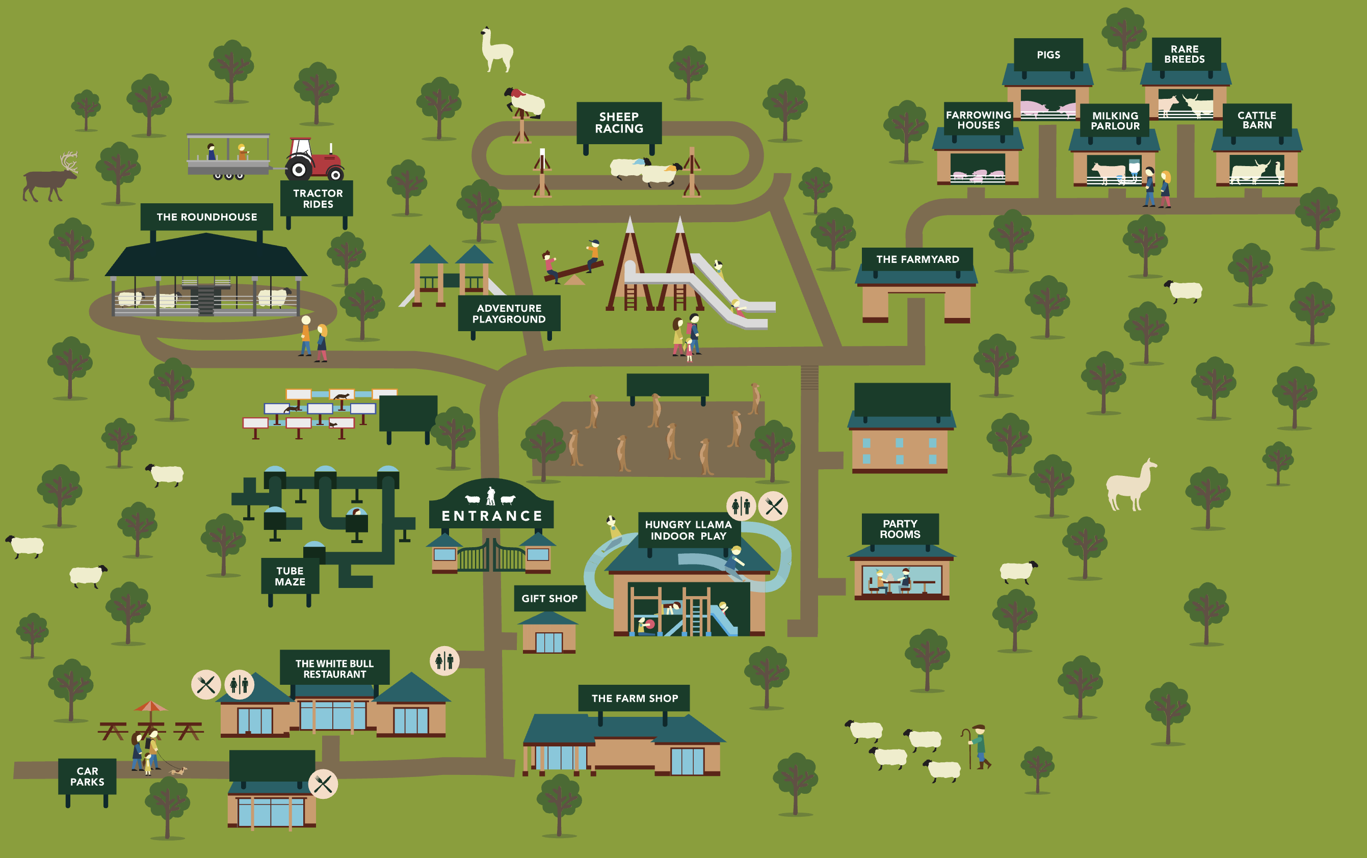 Farm Map Cannon Hall Farm