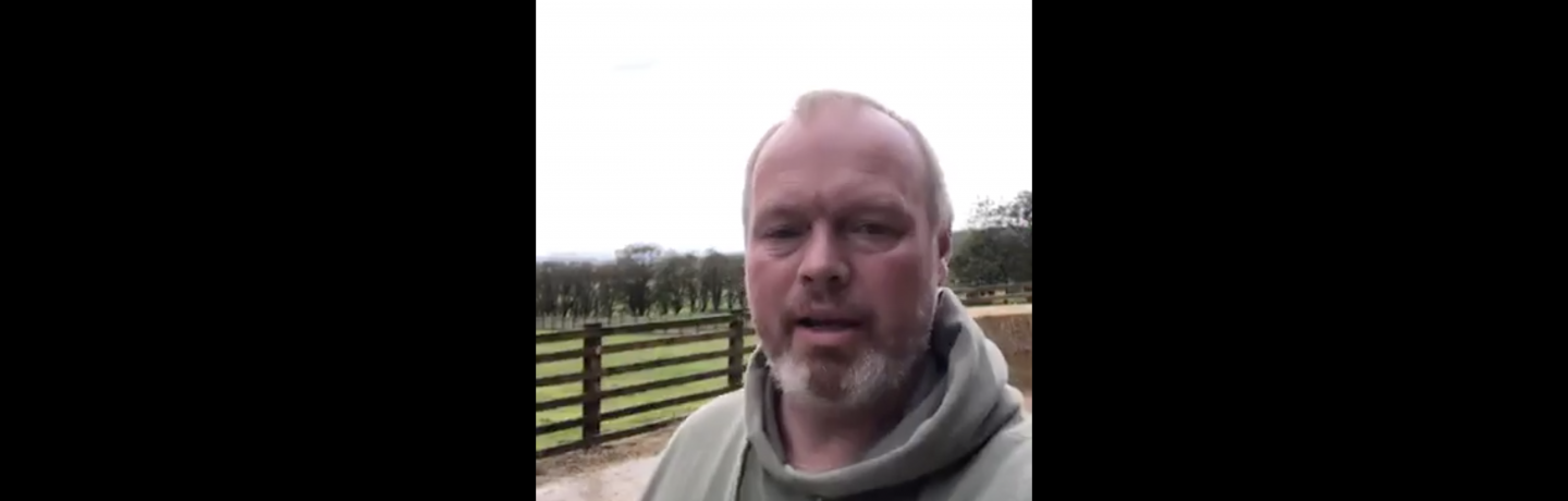 Farmer Robert goes live