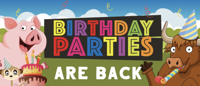 Birthday Parties are back