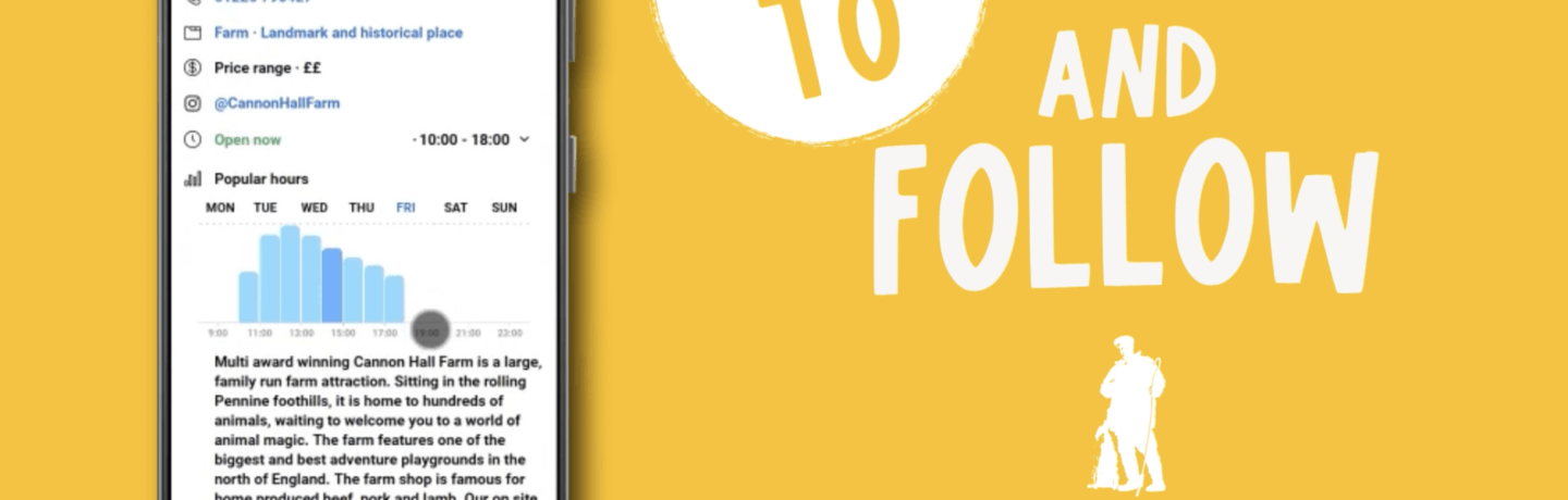 How to like and follow Cannon Hall Farm
