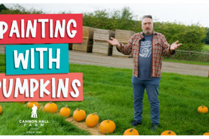 Painting with pumpkins