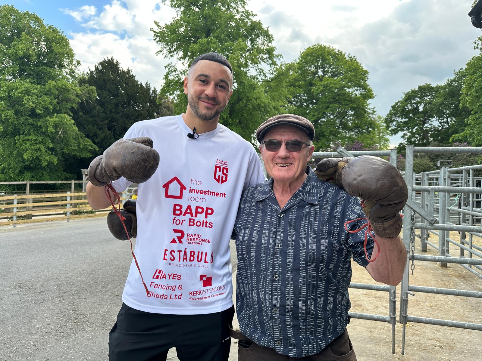 Knockout visit for Boxing Champ Callum | Cannon Hall Farm